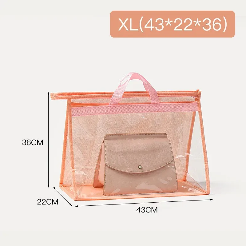 sac sac à poussière garde-robe sac suspendu sac de rangement pvc transparent sac en cuir étanche protection stockage sac suspendu