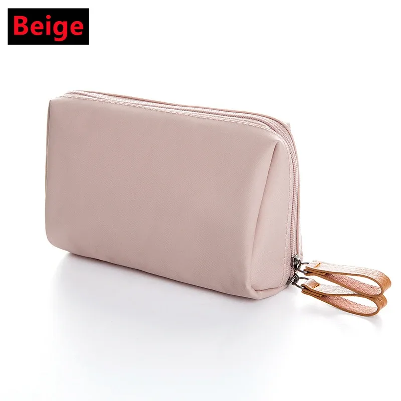 nouveauté sac cosmétique simple couleur unie pour femmes trousse de maquillage pochette trousse de toilette étanche maquillage sacs à main étui 2023
