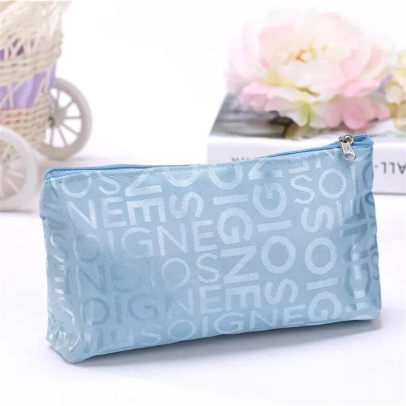 sac à cosmétiques portable avec fermeture éclair pour femme, trousse de maquillage, trousse de beauté multifonctionnelle, trousse de voyage, trousse de maquillage en poudre, trousse de toilette, porte-évaluation, mignon