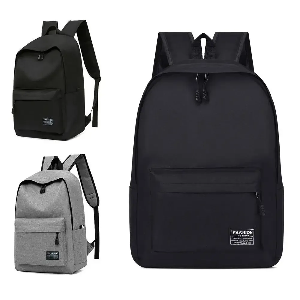 sac à dos minimaliste décontracté, grande capacité, multi-compartiments, voyage, tendance, cartable pour étudiant, sac d'ordinateur, sac d'affaires