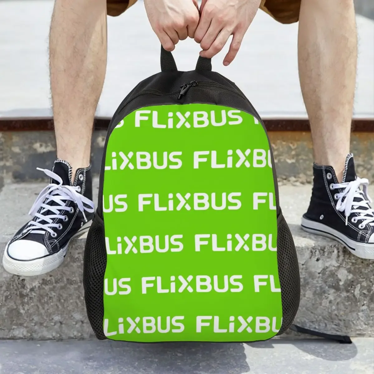 sac à dos flixbus pour étudiants, garçons et filles, sac d'école, sac à bandoulière pour ordinateur