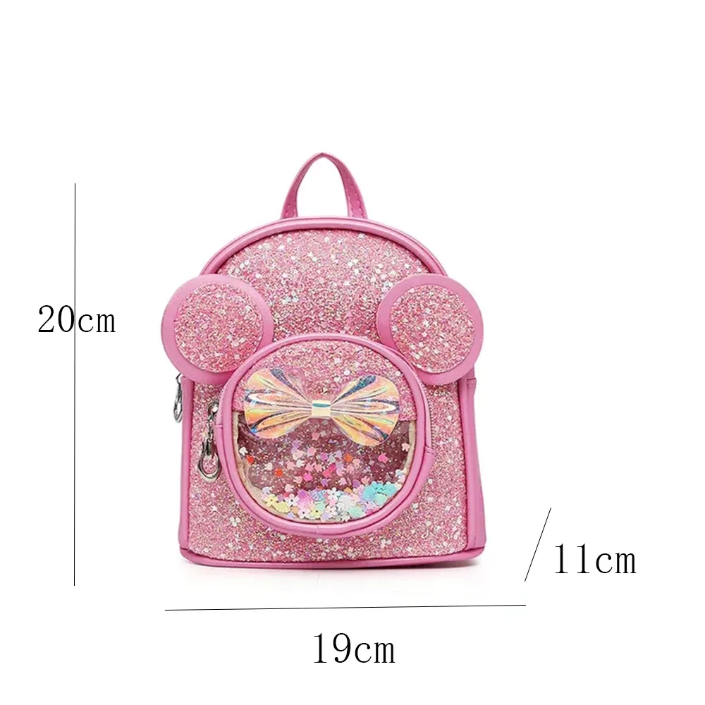 sac à dos personnalisé pour enfants, sac à dos brillant pour enfants, sac de collation de maternelle, nom personnalisé, dessin animé princesse pour filles, nouvelle mode