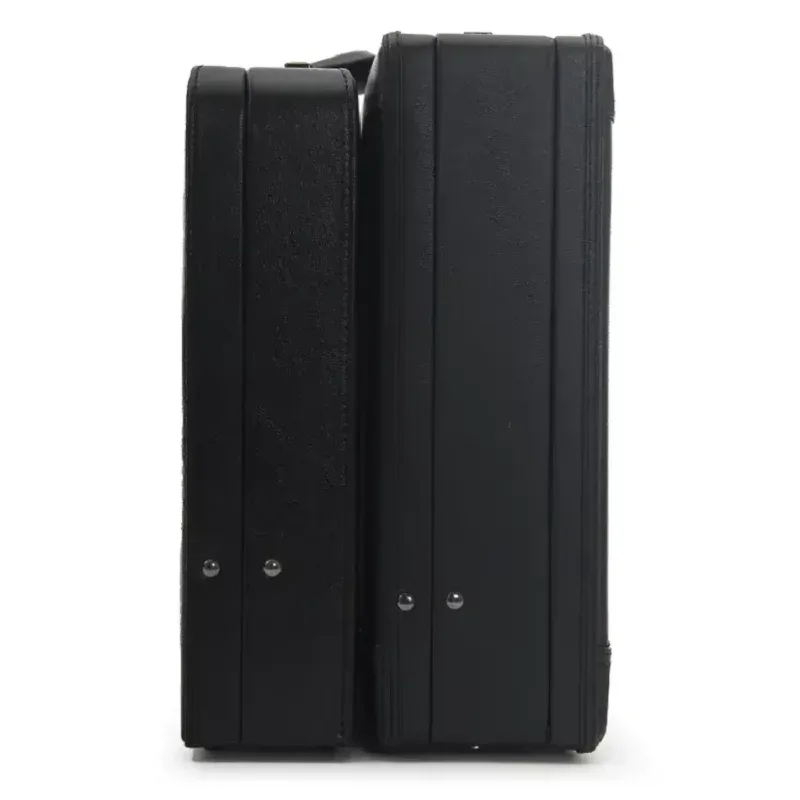 boîte de mot de passe valise portable multifonction hommes d'affaires boîte d'ordinateur en cuir sac de messager 18 "19" pouces porte-documents