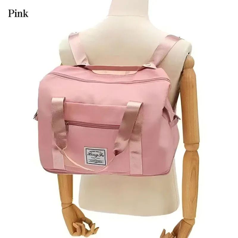sac de voyage à double épaule extensible de grande capacité, sac de tri de bagages avec séparation sec/humide, adapté aux voyages d'affaires.