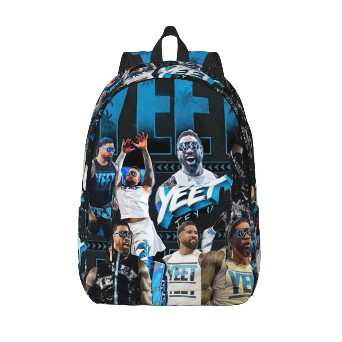 jey uso yeet – sac à dos en toile classique pour hommes et femmes, sac à livres personnalisé pour étudiants, convient aux sacs pour ordinateur portable de 15 pouces, nouvelle collection