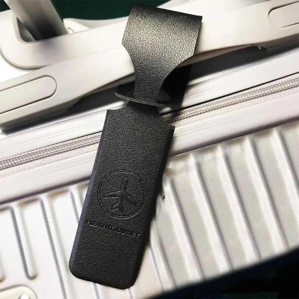 étiquette de bagage en cuir pour valise, sac à main, accessoires de voyage pour l'enregistrement à l'aéroport, étiquette de bagage pour carte d'embarquement, étiquette de bagage pour avion