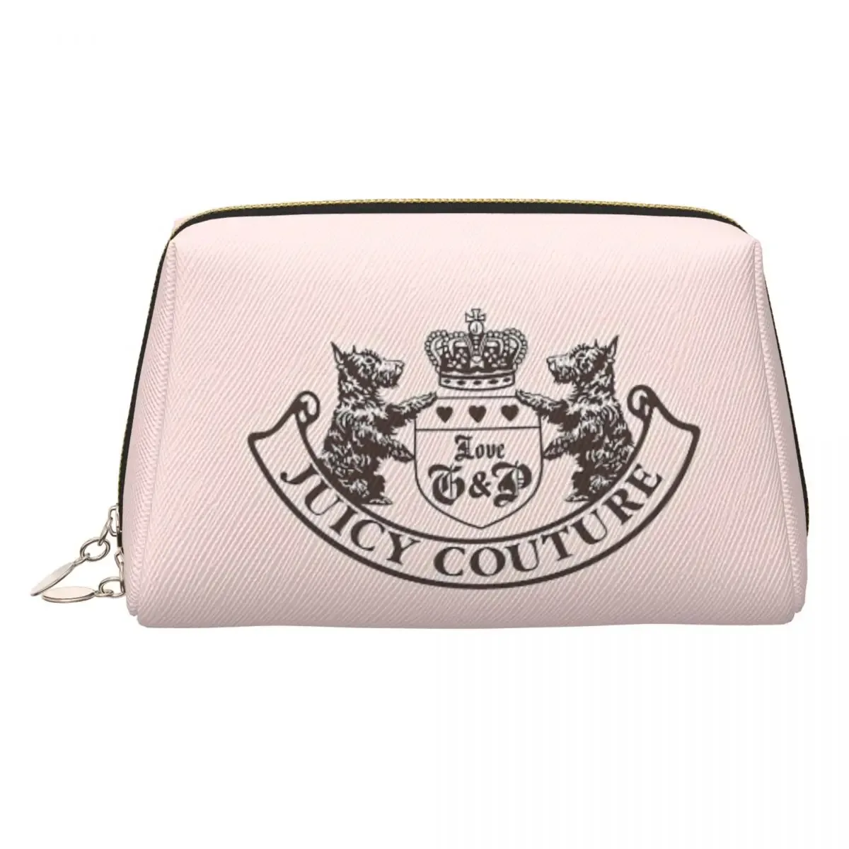 sac de maquillage j-juicy-c-couture, pochette à fermeture éclair, sacs cosmétiques de voyage, grand sac cosmétique portable en cuir pour femmes