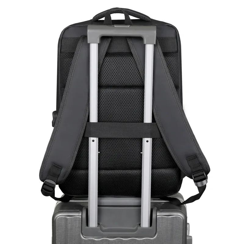 sac à dos décontracté et imperméable pour ordinateur portable 14 pouces avec chargement usb rapide, sac à dos de grande capacité pour hommes et femmes