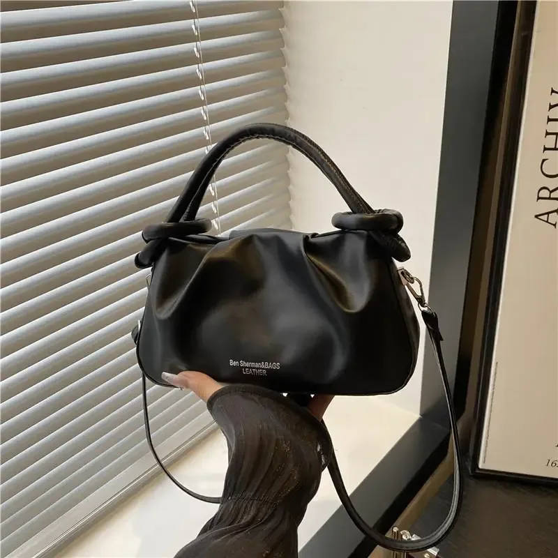 sac bandoulière tendance vert clair et blanc avec sangle amovible et poignées supérieures pour le shopping quotidien, les rendez-vous et les voyages