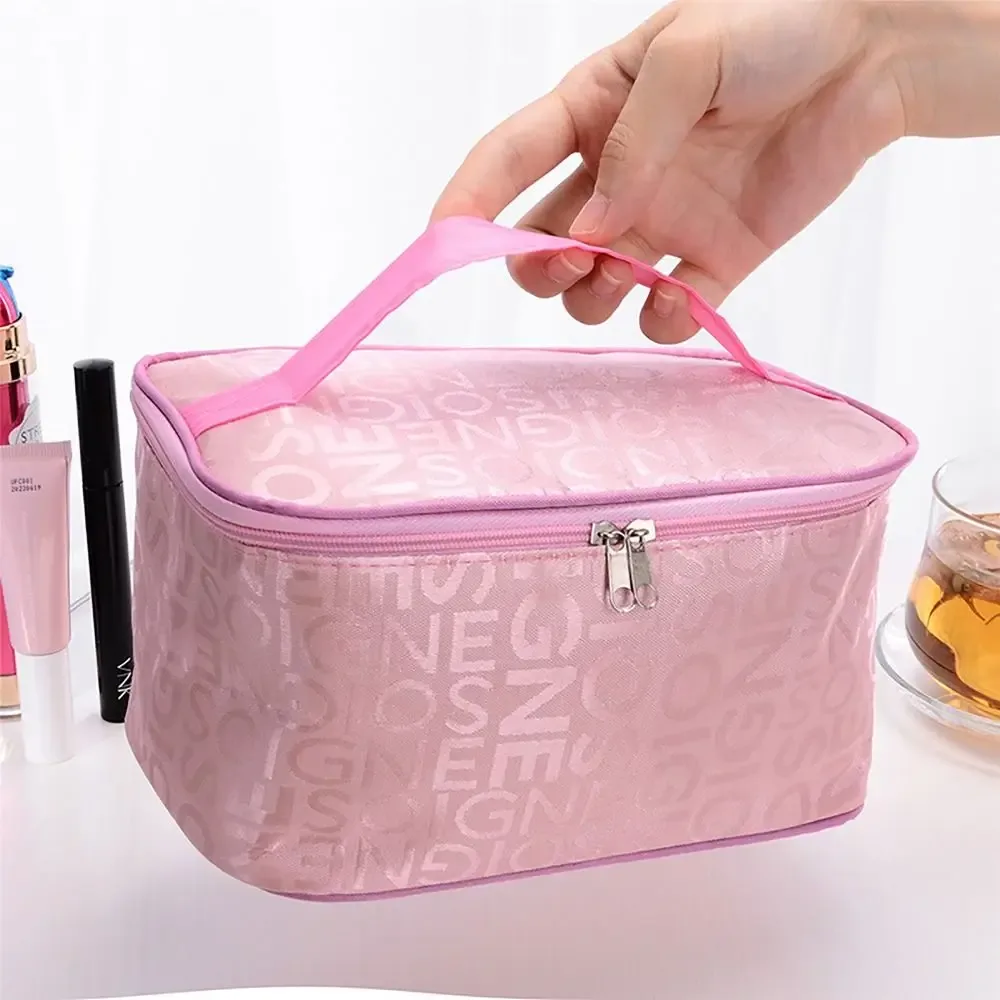 organisateur de rangement sac de maquillage pratique grande capacité accessoire de maquillage pochette cosmétique étanche voyage sac cosmétique maison