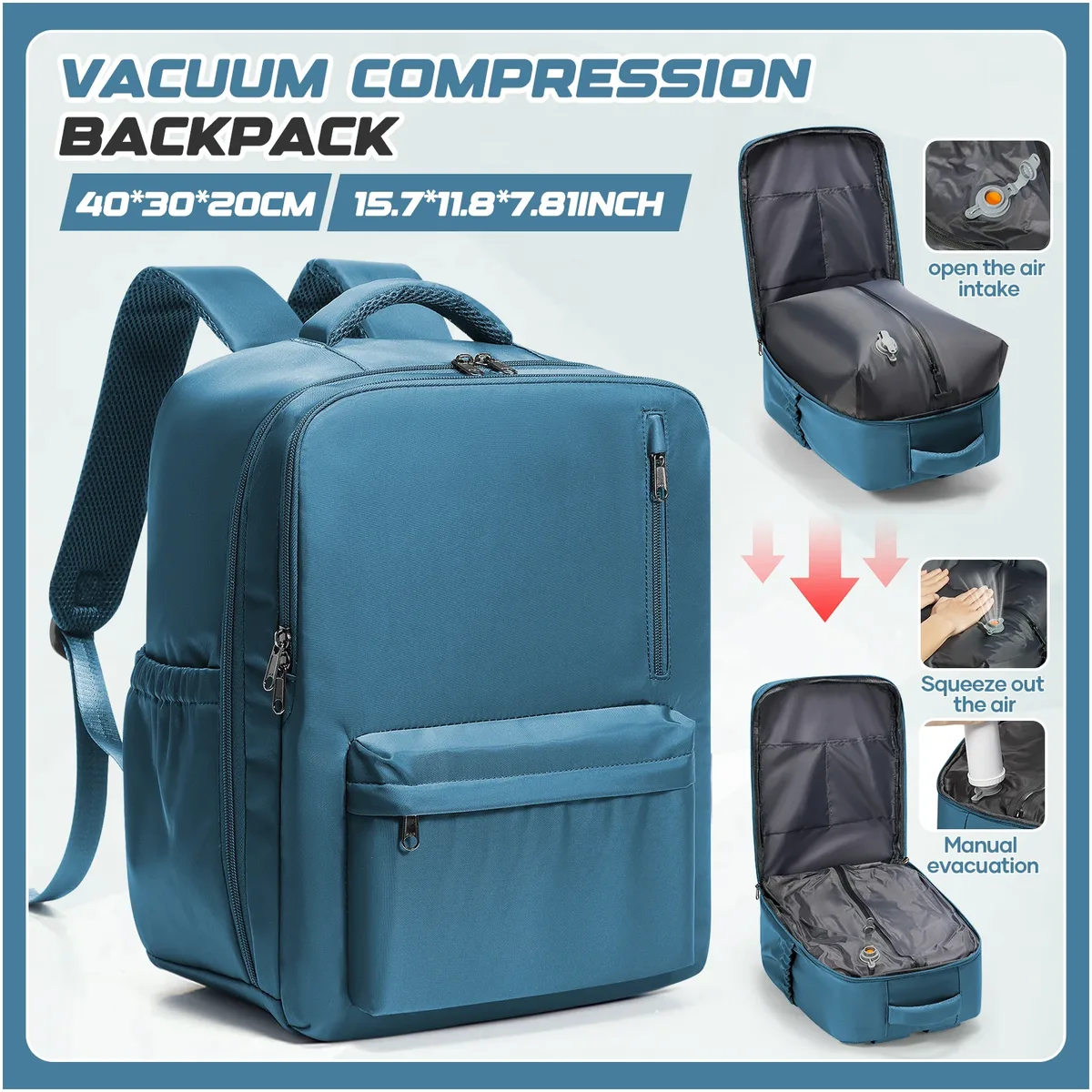 sac à dos de voyage sous vide, bagage à main, 40x30x20, sac à dos de cabine pour avion, sac à dos pour ordinateur portable, sac à dos ryanair, sac à dos scolaire