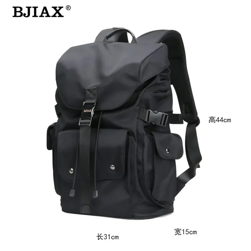 bjiax hommes sac à dos loisirs voyage ordinateur sac à dos simple version coréenne des lycéens mode tendance sac