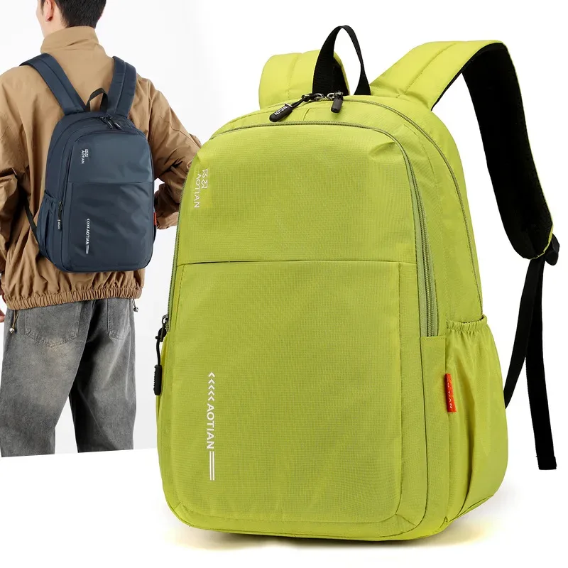 Nouveau sac à dos à la mode pour hommes et femmes, sac de voyage léger et décontracté pour l'extérieur, unisexe, multi-compartiments, sac d'école