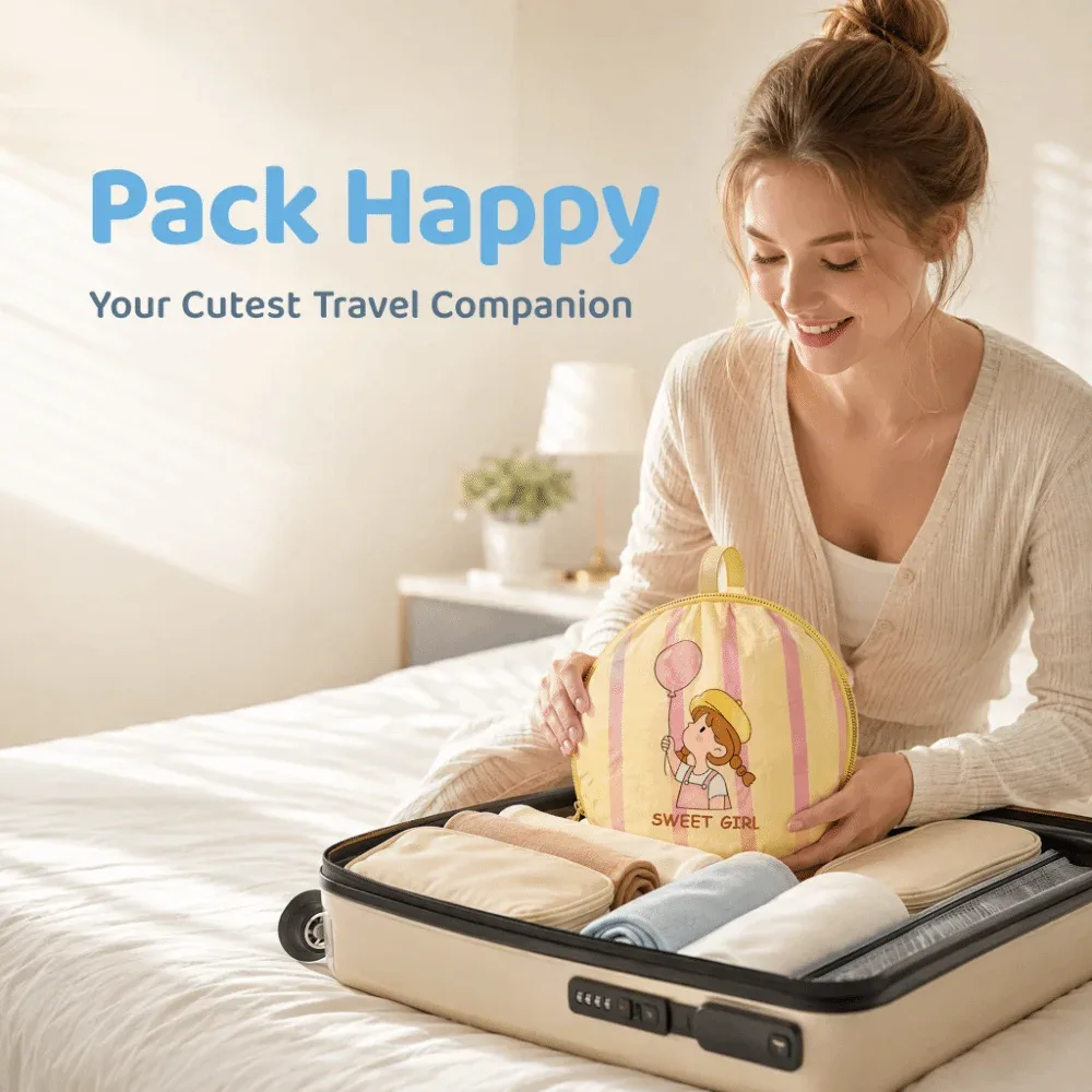 sac de rangement grande capacité pour sous-vêtements, sac de voyage pratique et étanche, sac de tri de vêtements léger au design dopamine