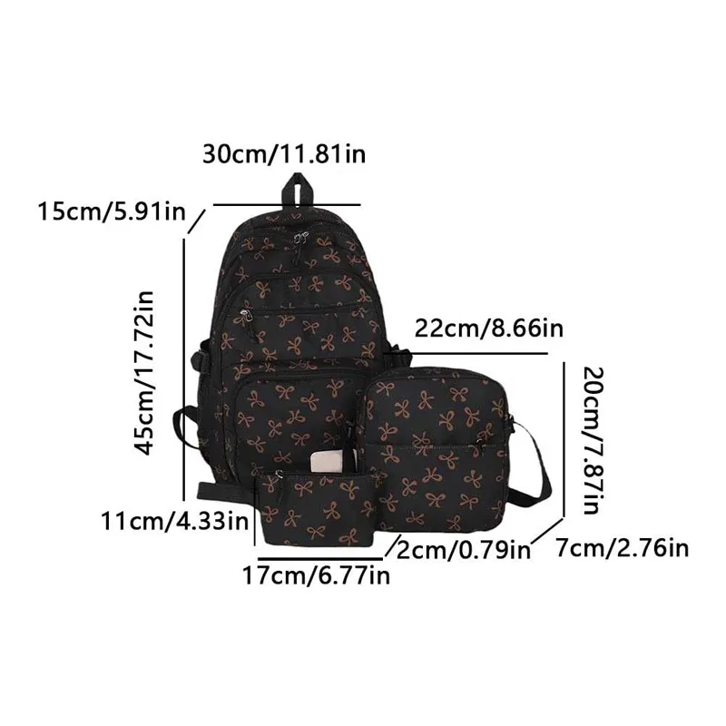 sac à dos pour fille sac à dos mignon arc sacs de voyage complets sac à dos léger sacs de classe pour fille lycéens sac d'école