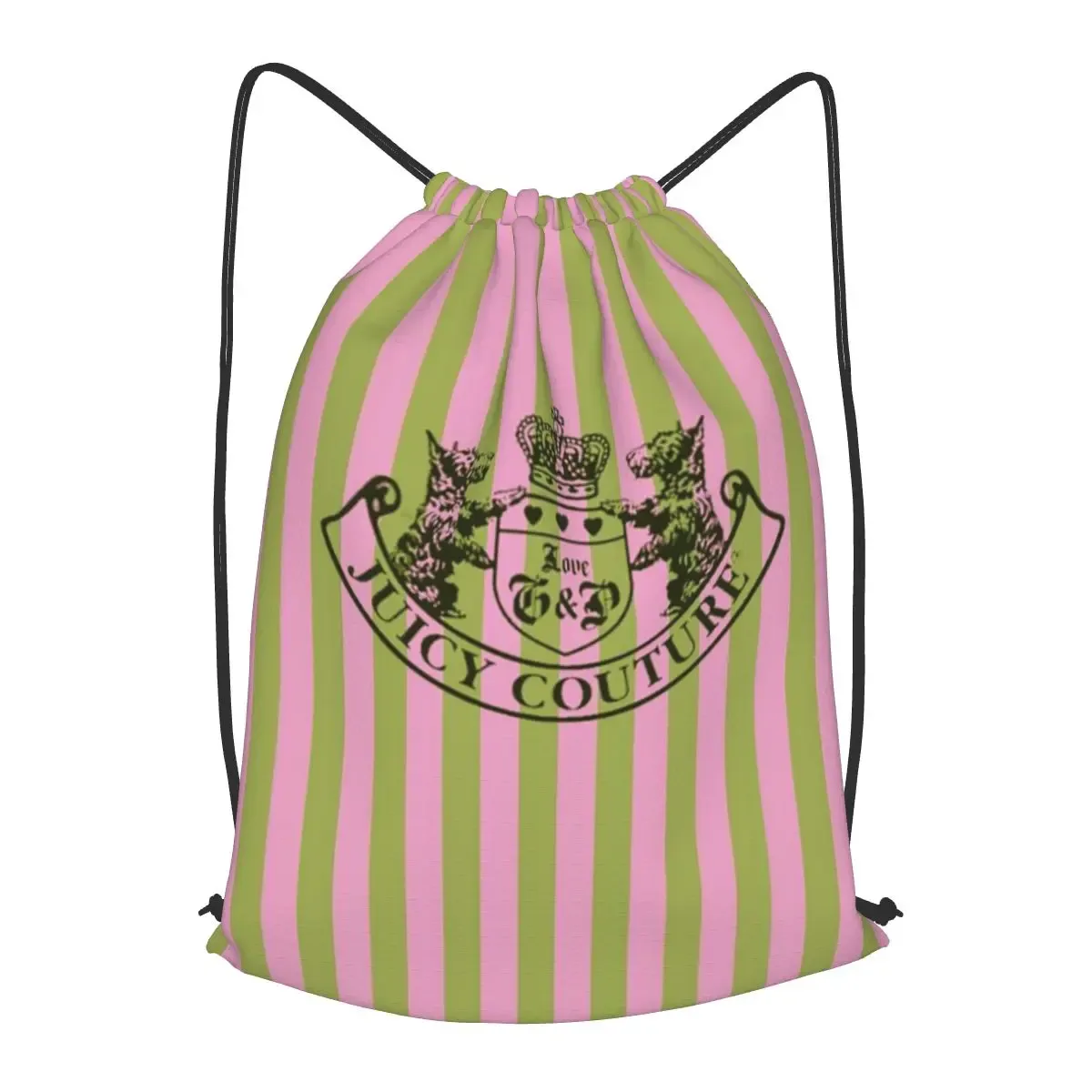 sacs à dos classiques juicy couture, sac de sport portable avec cordon de serrage, sacs à livres pour homme et femme, pour l'école