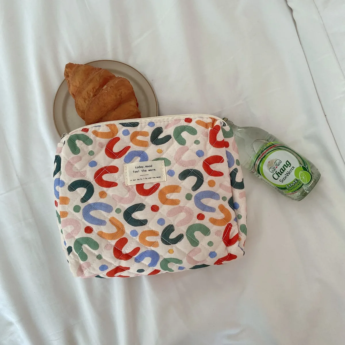 sac à cosmétiques de voyage à fleurs rétro pour femme, porte-monnaie, pochette, sacs à main pour étudiantes, grand sac de rangement, portefeuille