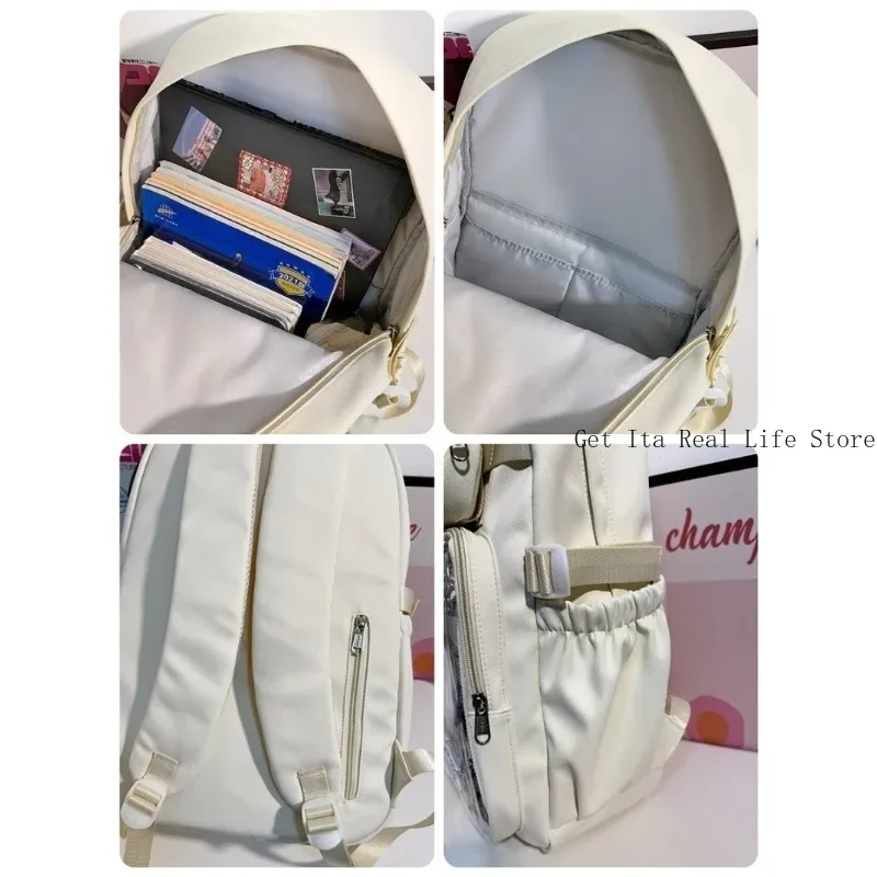 italife grand anime ita sac à dos avec insérer femmes kawaii clair haute capacité itabag pour les filles grand sac à dos retour à l'école h260