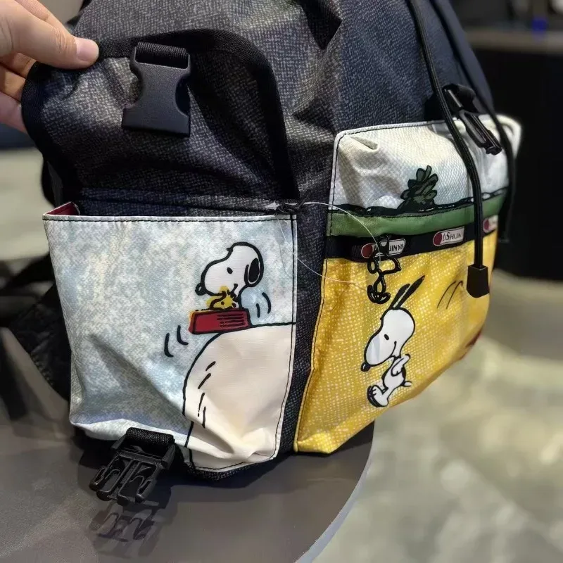 nouveau sac à dos étudiant snoopy 2026 – mignon, grande capacité, léger, idéal pour les trajets quotidiens