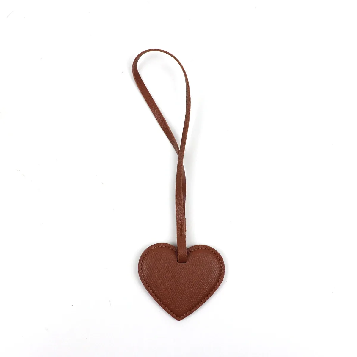 sac à bandoulière unique en cuir pu en forme de cœur créatif avec nom personnalisé, sac à dos à double épaule avec pendentif