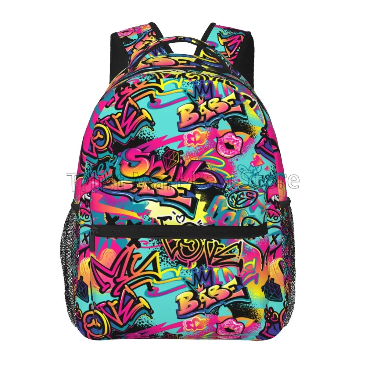 sac à dos de voyage imprimé pop art unisexe, collection de bandes dessinées américaines, sacs à dos pour ordinateur portable de grande capacité, cartable scolaire pour adolescents