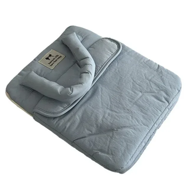 étui de protection portable pour ordinateur portable, motif dessin animé, sac de rangement intérieur, housse en polyester colorée 13/15 pouces