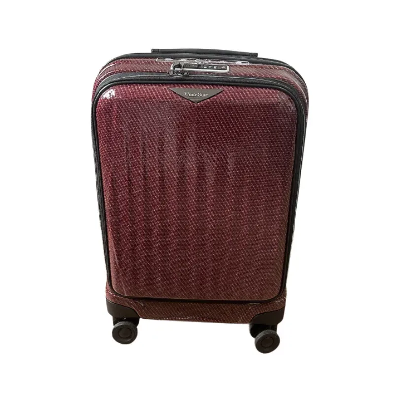 bagage à main ultra léger en fiber de carbone de 2kg, valise extensible à ouverture frontale de 20 pouces, serrure tsa, bagage de voyage léger