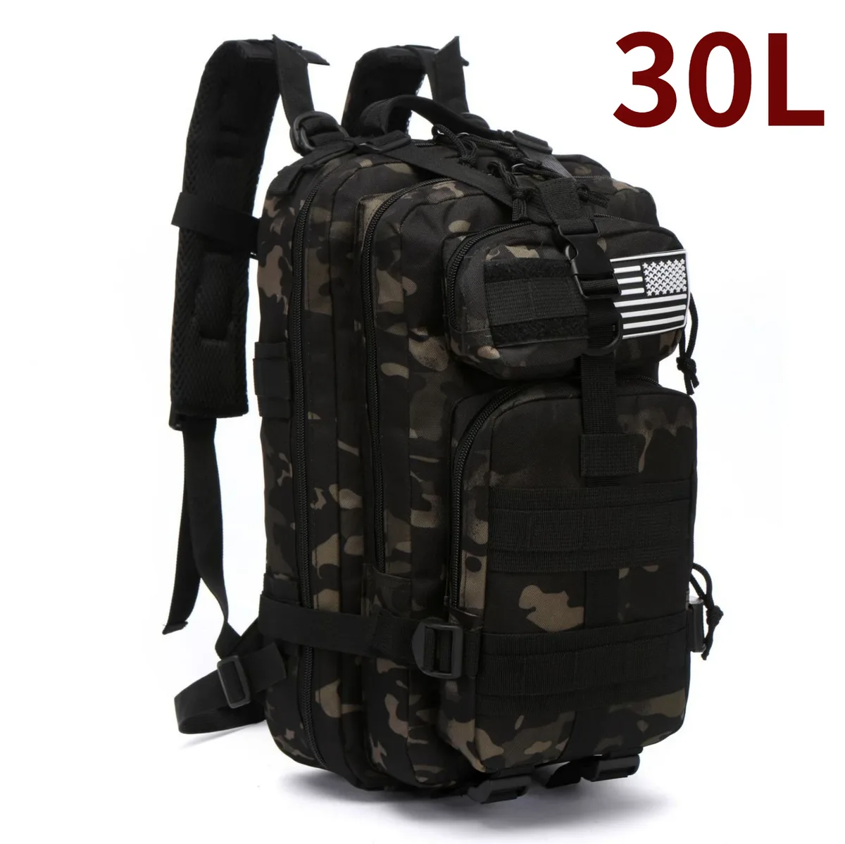 30l/50l 1000d nylon sac à dos étanche sacs à dos en plein air tactique sport camping randonnée trekking pêche chasse sac