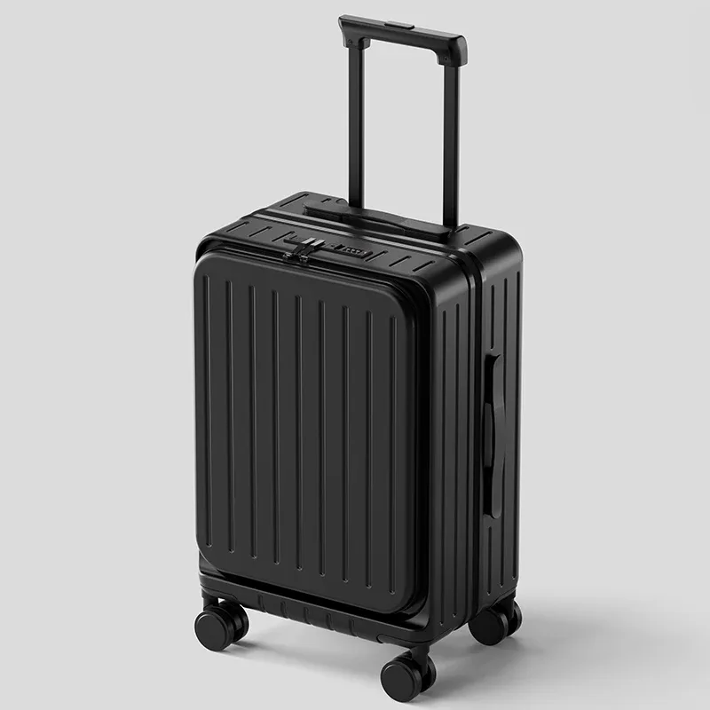 nouvelle valise ouverte avant cabane boîtier de chariot 20/24/26 pouces cadre de haute qualité valise de grande capacité étui de voyage pour hommes et femmes