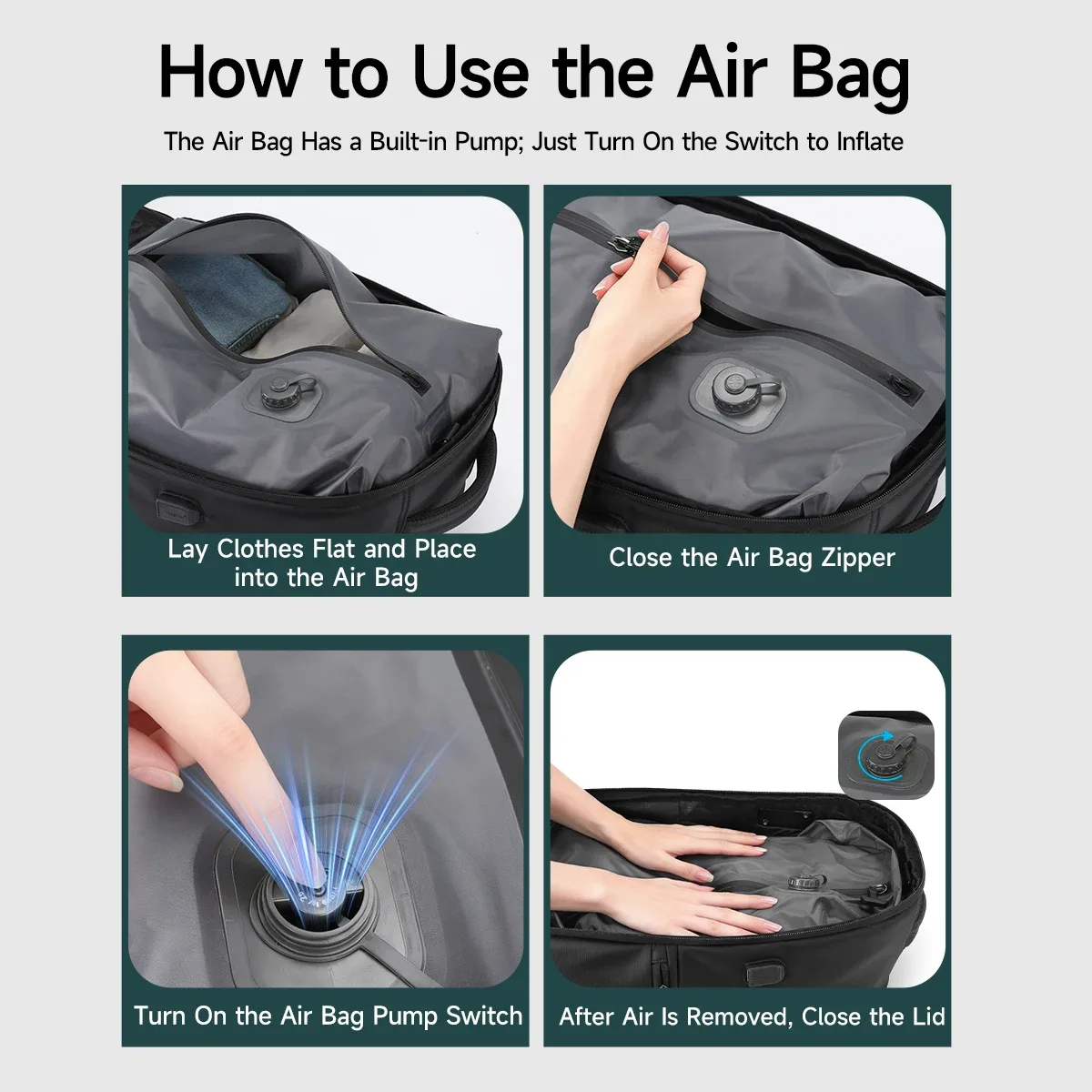 tigernu sacs à dos pour hommes sacs à dos à compression sous vide tsa sacs antivol 15.6 17 sac à dos pour ordinateur portable hommes sacs à dos de voyage cartable