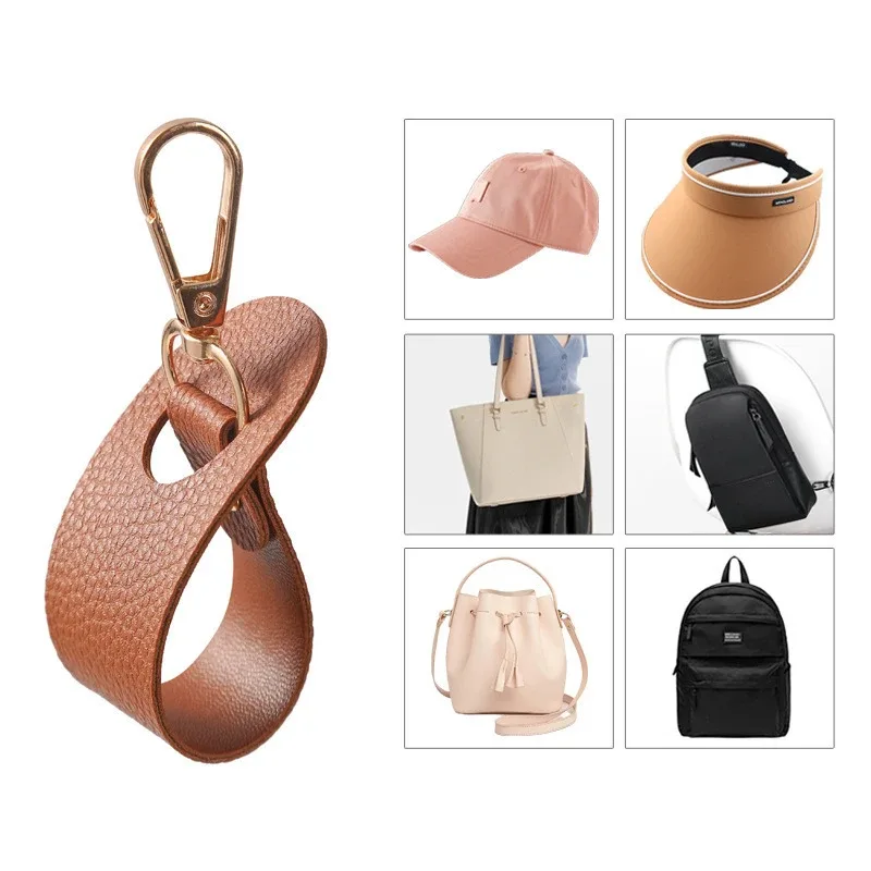 lot de 2 pinces universelles multifonctionnelles pour chapeaux, pour voyages mains libres : fixe en toute sécurité les casquettes de baseball et les chapeaux à queue de cheval sur les sacs à dos