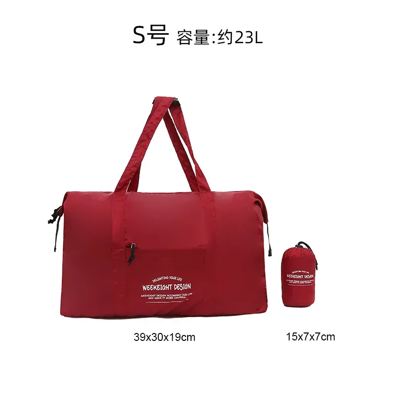 sac de voyage de camping en plein air sac à main léger pliable à bandoulière unique sac de rangement de grande capacité pour les voyages d'affaires et le tapis...