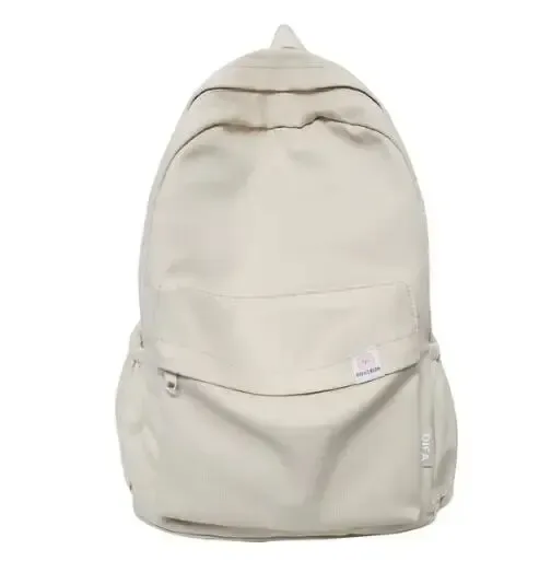 nouveau sac à dos imperméable en nylon pour femmes sac de voyage pour femmes sacs à dos cartable pour adolescentes couleur unie bookbag mochila bookbag