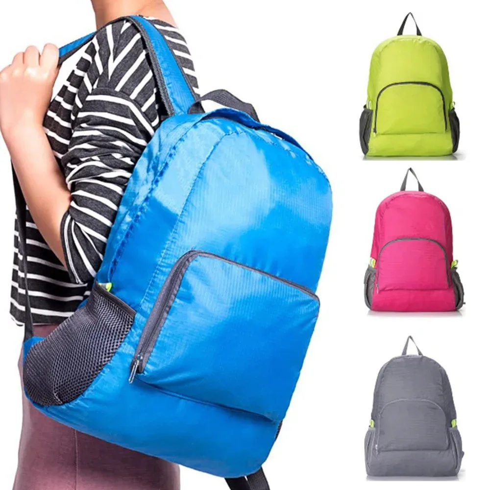Sac à dos de voyage en plein air ultraléger pour hommes, sac d'alpinisme pliable, sac de jour de course de sport, sac d'évaluation, camping, randonnée