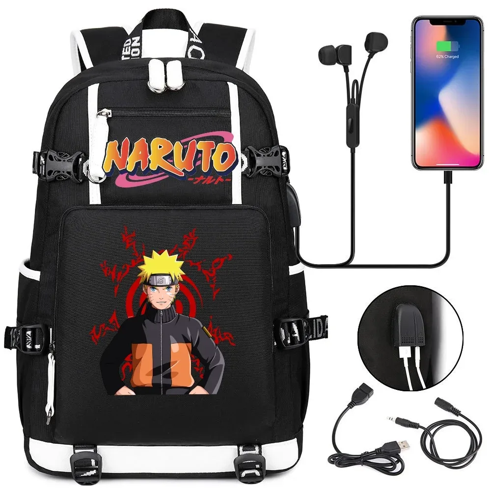 sacs à dos uzumaki naruto uchiha sasuke, sac à dos camouflage, sac à dos de grande capacité, sac de voyage, sacs d'école décontractés pour adolescents, pour cadeau