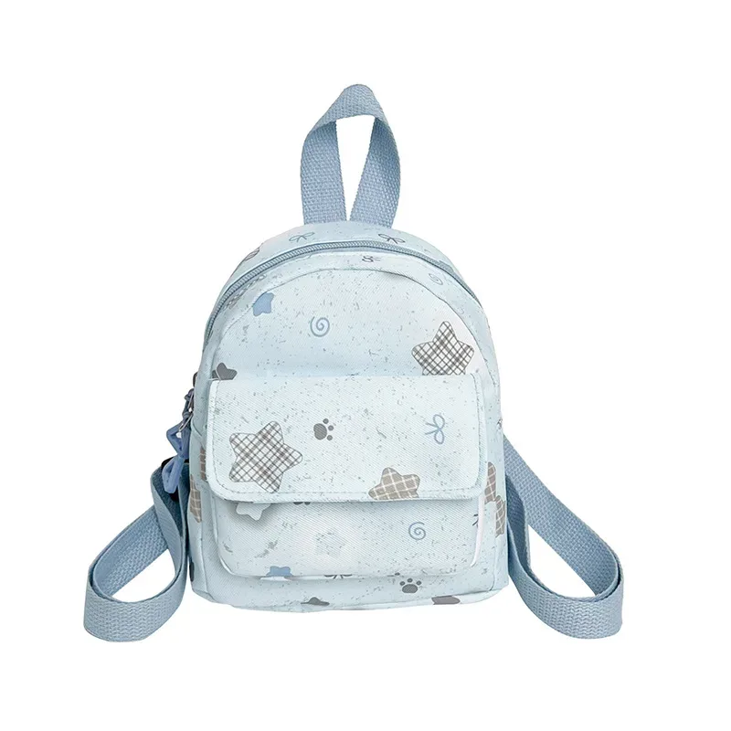 sac à dos en nylon pour femmes, style coréen tendance, personnalisé, polyvalent, petit sac à dos de loisirs, mini sac à dos pour les sports de plein air, usage quotidien