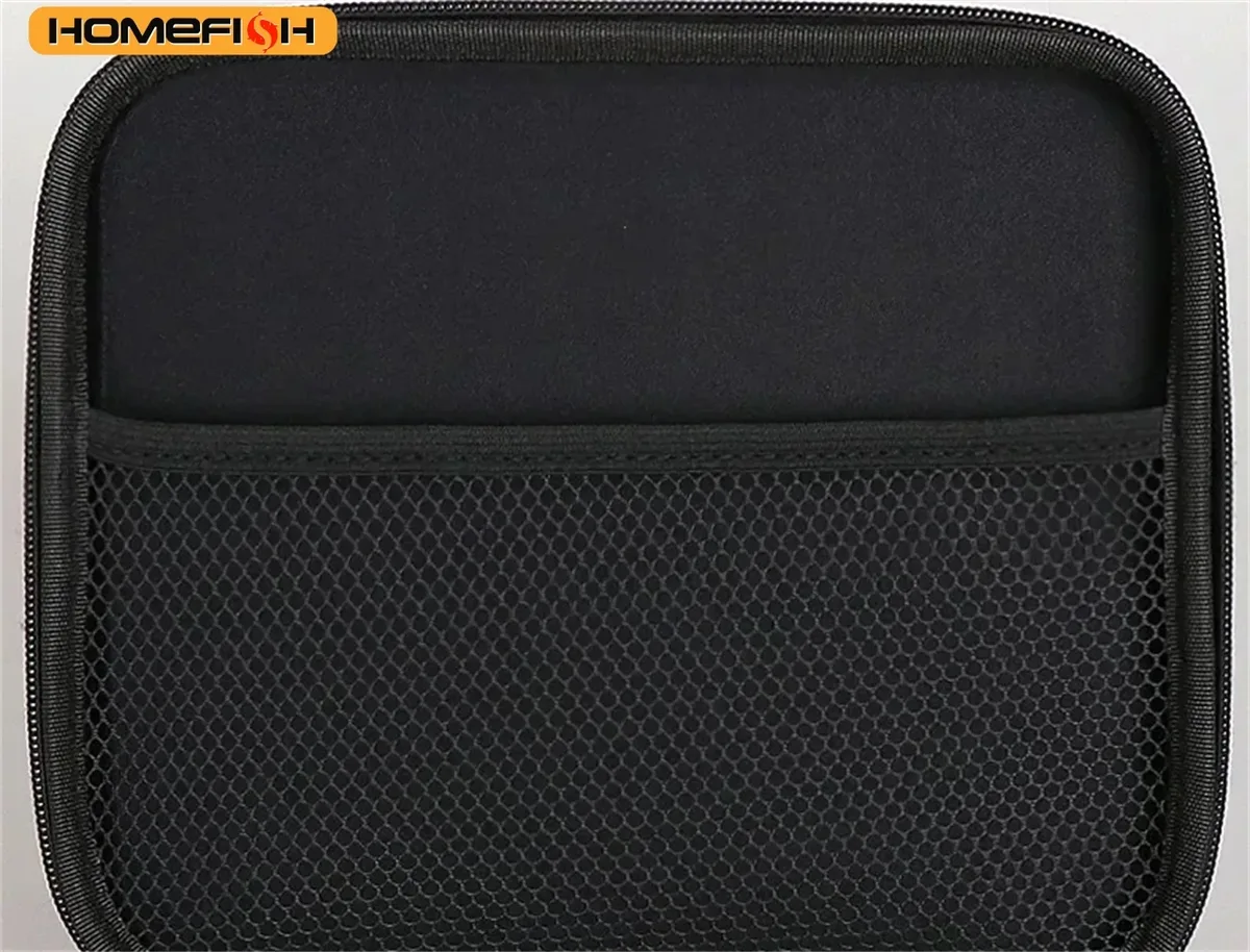 boîte de rangement homefish en eva, sac de voyage à fermeture éclair, petit sac portable, étui de protection, sac à outils, organisateur de 6 tailles, accessoires
