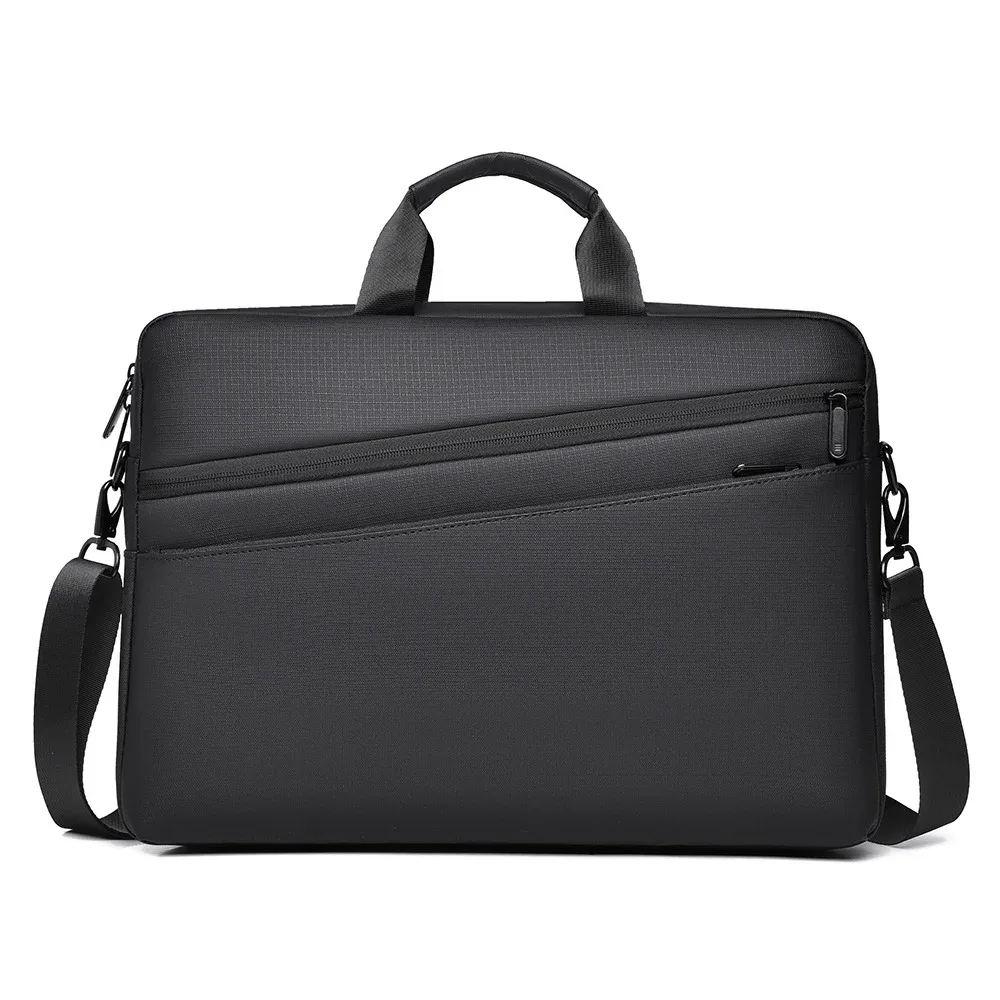 sac pour ordinateur portable personnalisé avec logo, 15 et 17 pouces, sac à bandoulière pour homme, sac d'affaires, impression d'image en gros