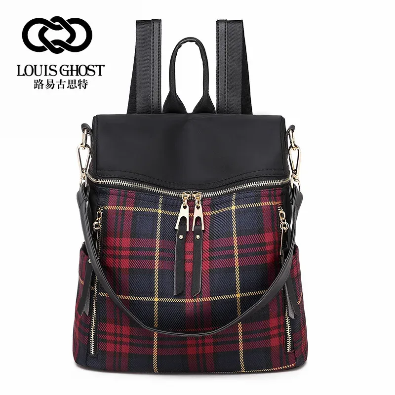 style rétro personnalité éléphant imprimé oxford tissu sac à dos femmes décontracté multi-fonctionnel sac style ethnique étudiant sacs cadeau