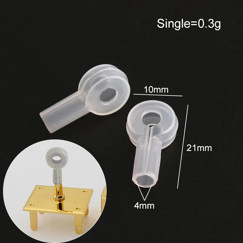 sac à bandoulière transparent anti-usure, sac initié au portefeuille, protecteur de goujon astronomique, blanc, rivet de goujon, serrure, étui en silicone, 20 pièces