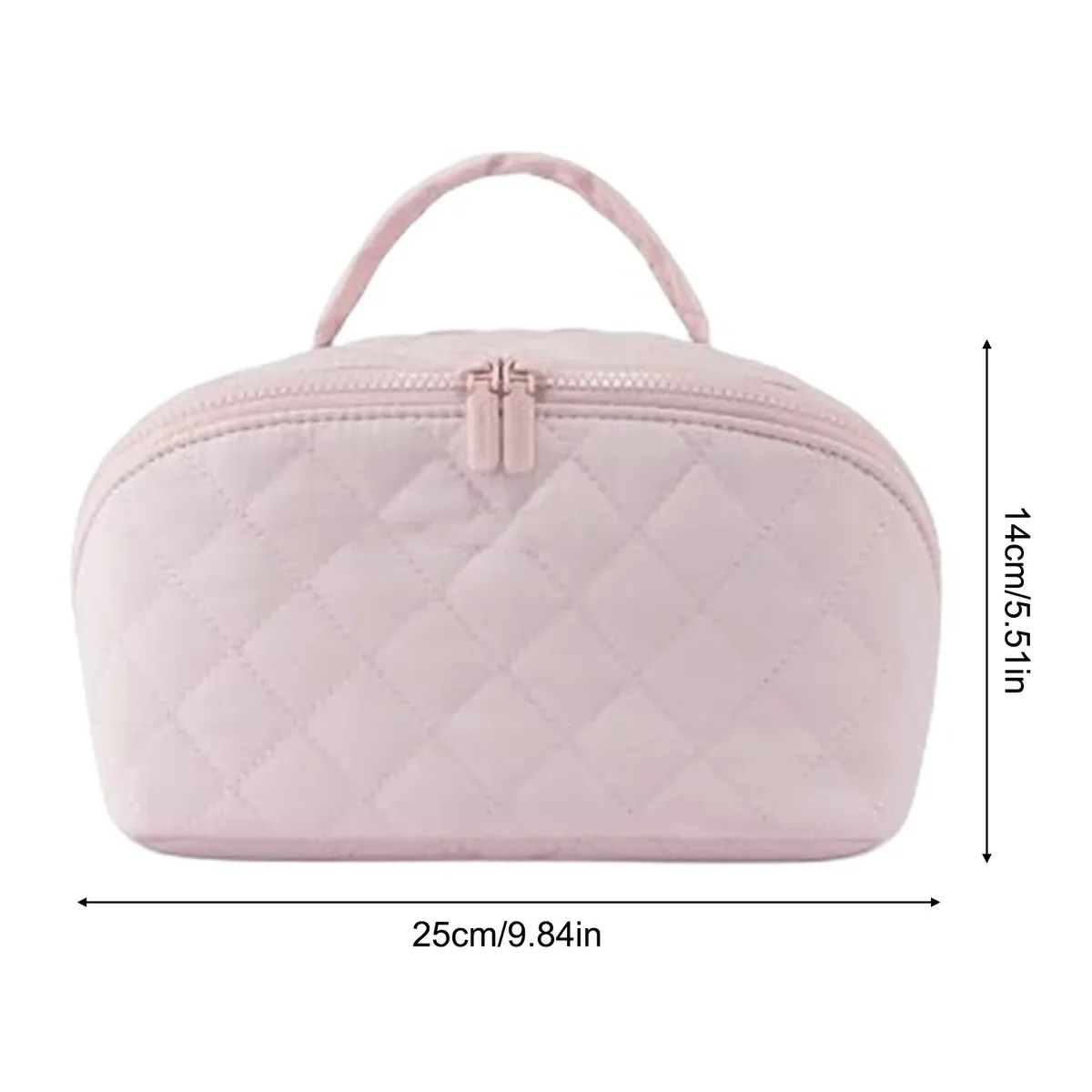 sac à cosmétiques portable de grande capacité, organisateur de toilette de voyage étanche avec poignée pour femmes