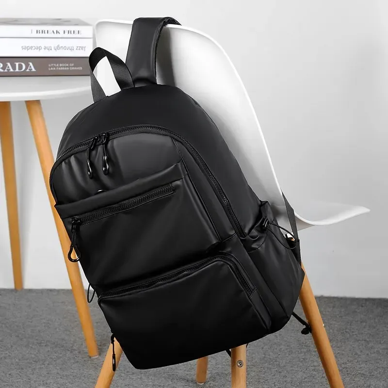 sac à dos de 14 pouces pour hommes sac à bandoulière de voyage sac d'ordinateur de loisirs tendance de mode étudiants cartable
