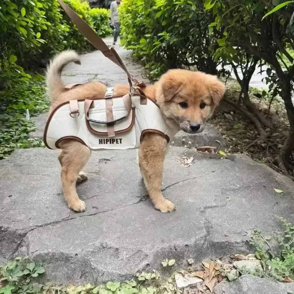sac à dos de transport multifonctionnel portable, sac à dos pour chien à double bandoulière, sac de transport pour animaux de compagnie à porter en bandoulière, sac de transport respirant pour animaux de compagnie en extérieur
