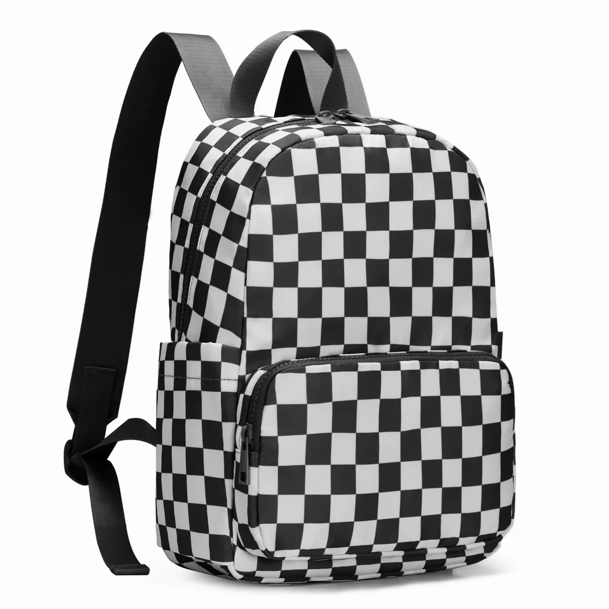 nouveau sac à dos classique unisexe à petits carreaux, léger et durable, imperméable, pour femmes, étudiants