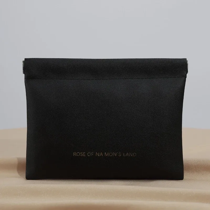mini sac à fermeture automatique en pu, sac de rangement portable pour écouteurs, câbles de charge, portefeuille zéro, pièces de monnaie et rouges à lèvres