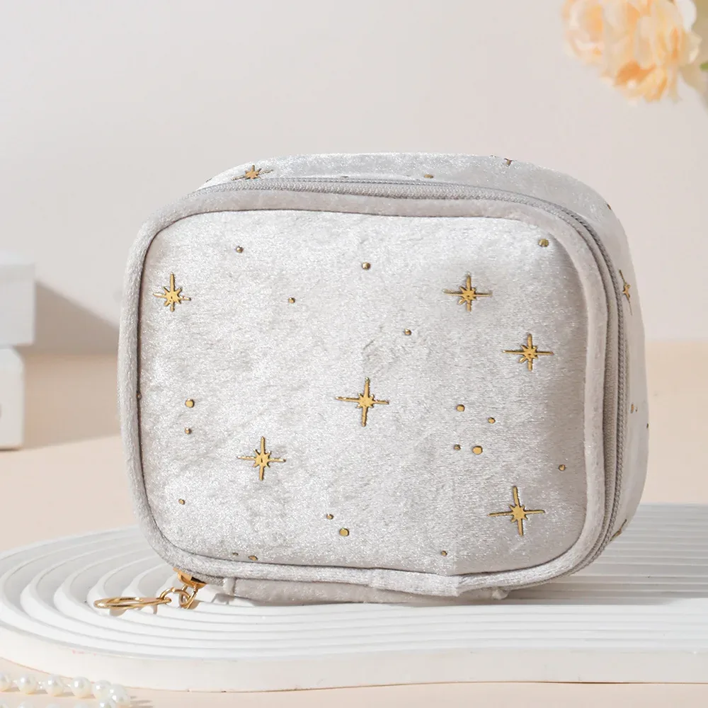 mini sac à cosmétiques carré mignon pour femmes, écouteurs portables, rouge à lèvres, serviettes hygiéniques, pochette de rangement, petits sacs de maquillage à fermeture éclair