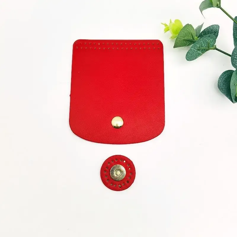 couverture de rabat de sac en cuir pu indémodable, accessoires de sac en crochet diy pour femmes, pièces de rechange pour sac bandoulière fait main