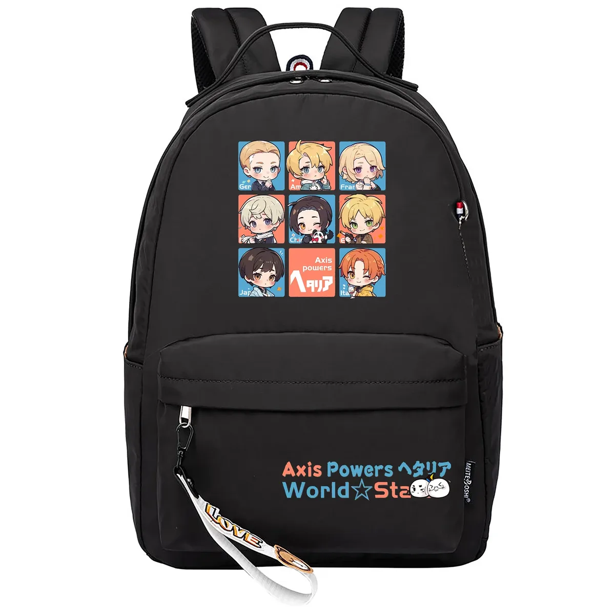 hetalia axis powers dessin animé sac à dos filles sacs d'école anime bookbags kawaii garçons voyage sac à dos mignon sac à dos sac à dos décontracté