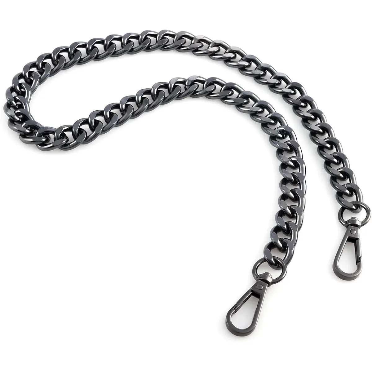 chaîne de sac en métal et aluminium, pièces de rechange, accessoires pour sac à main à bandoulière tissé à la main, bricolage, sangles détachables faites à la main