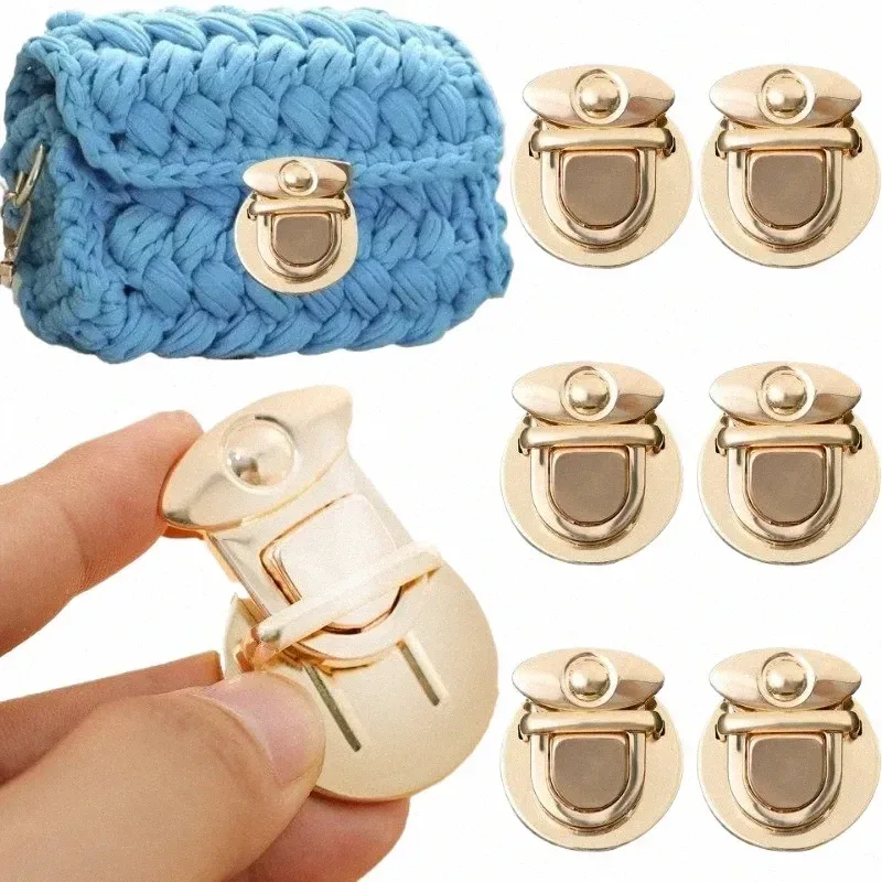 10 pièces serrures en métal sac fermoir boucles de capture pour sacs à main sacs à bandoulière sac à main fourre-tout fermetures fermoirs à pression bricolage artisanat sac accessoires